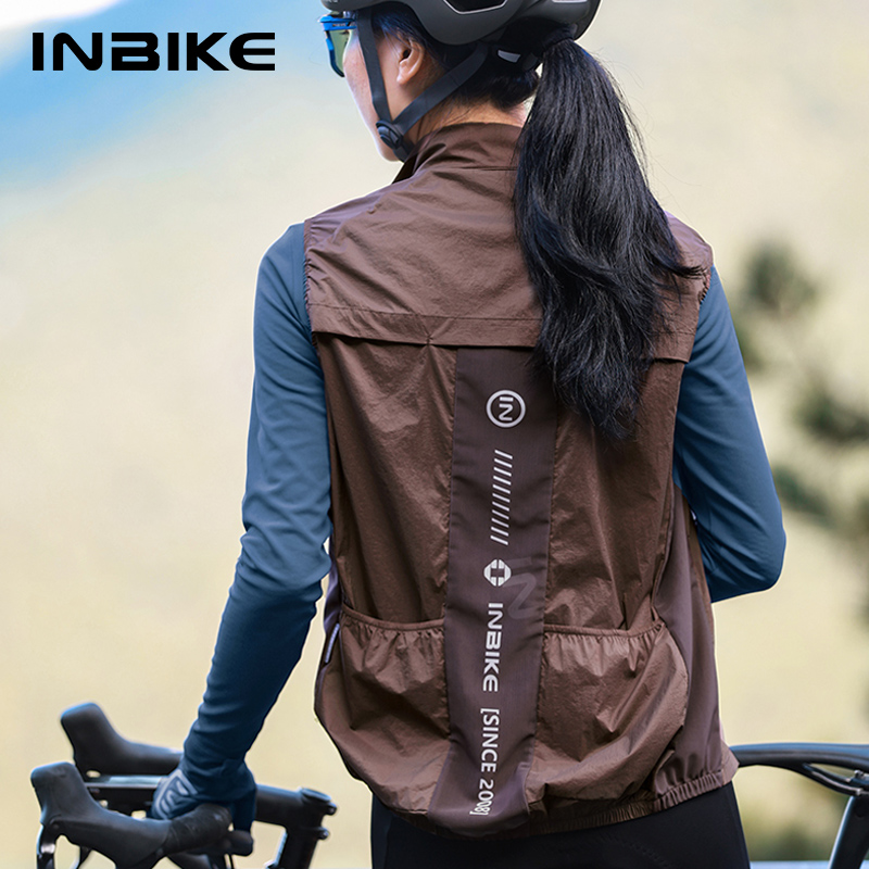 Cycling Rain Jacket Commute - INBIKE kadın bisiklet yelek kolsuz koşu