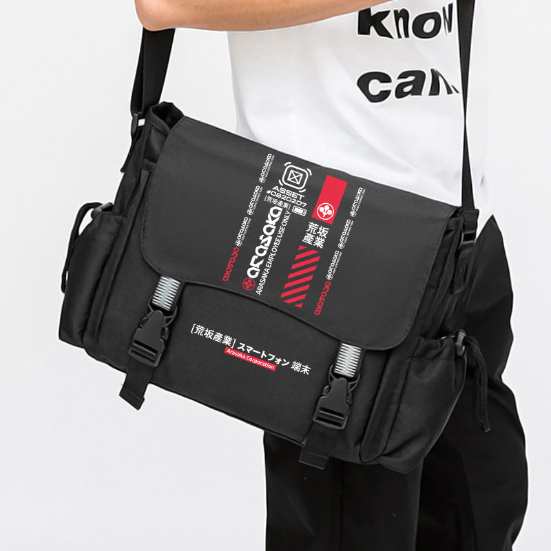 Cycling Commuter Backpack - Anime Cyberpunk 2077 Cosplay Tek Omuzlu