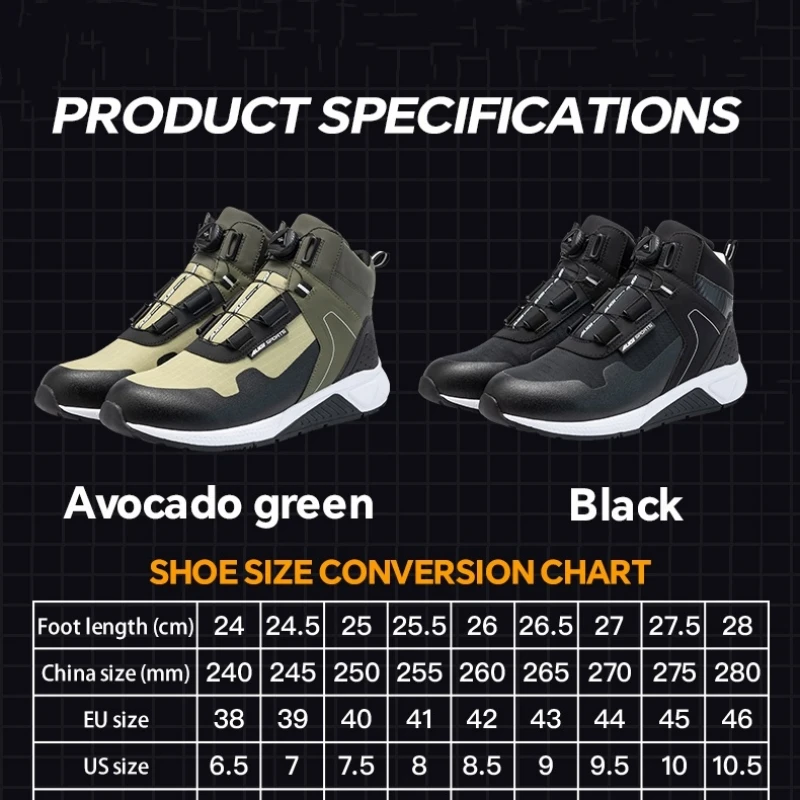 Cycling Shoes For Commute - AUGI Rahat erkek Motokros Binme Botları