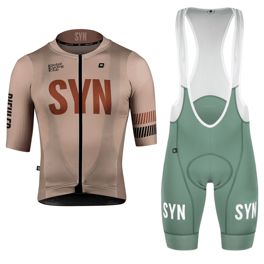 Cycling Community - SYN kahverengi bisiklet giyim erkek kısa