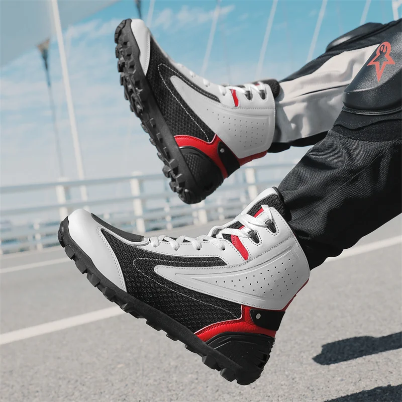 Cycling Shoes For Commute - Motosiklet su geçirmez Commuting çizmeler Off-road