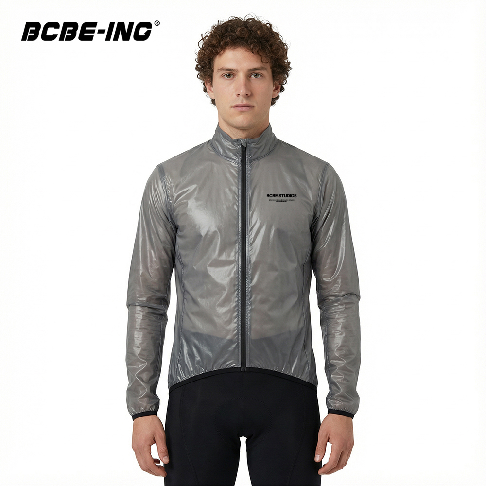 Cycling Rain Jacket Commute - BCBE-ING Bisiklet Yağmur Ceketi Hafif Rüzgar