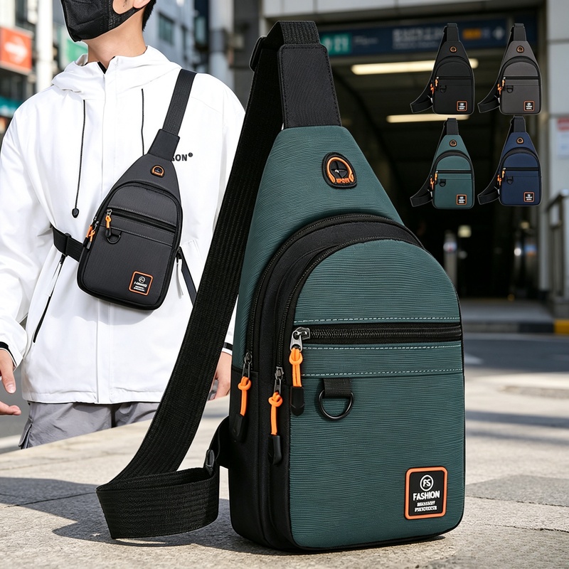 Cycling Commuter Backpack - Erkek Su Geçirmez Spor Çapraz Göğüs