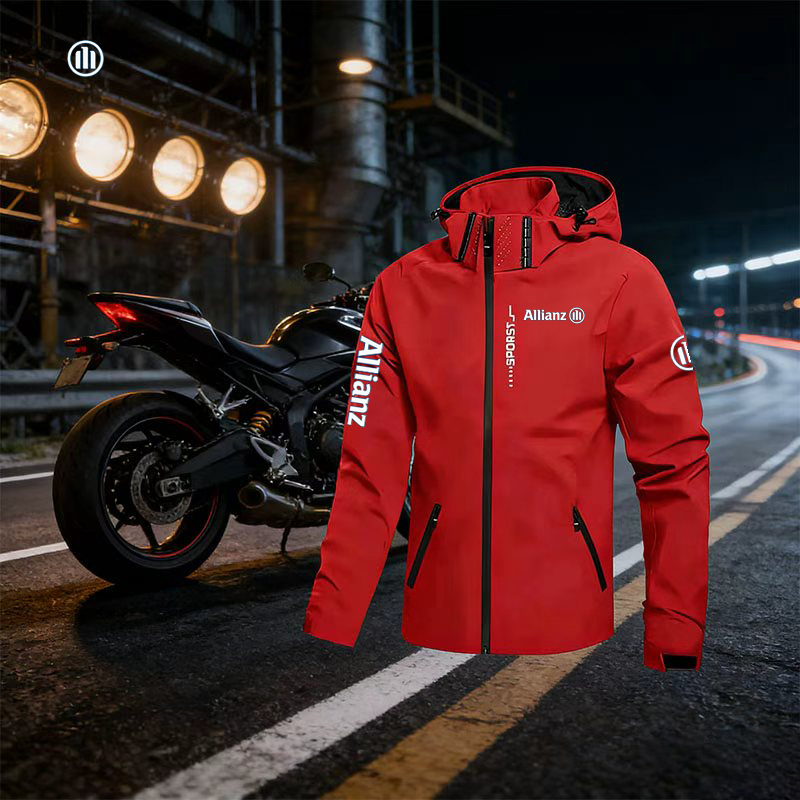 Cycling Rain Jacket Commute - 2026 Allianz Logolu Erkek Dış Mekan
