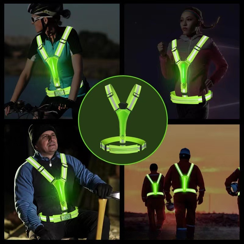 LED Parlayan Yansıtıcı Yelek Y - Reflective Vest Cycling incelemesi ve fiyatı
