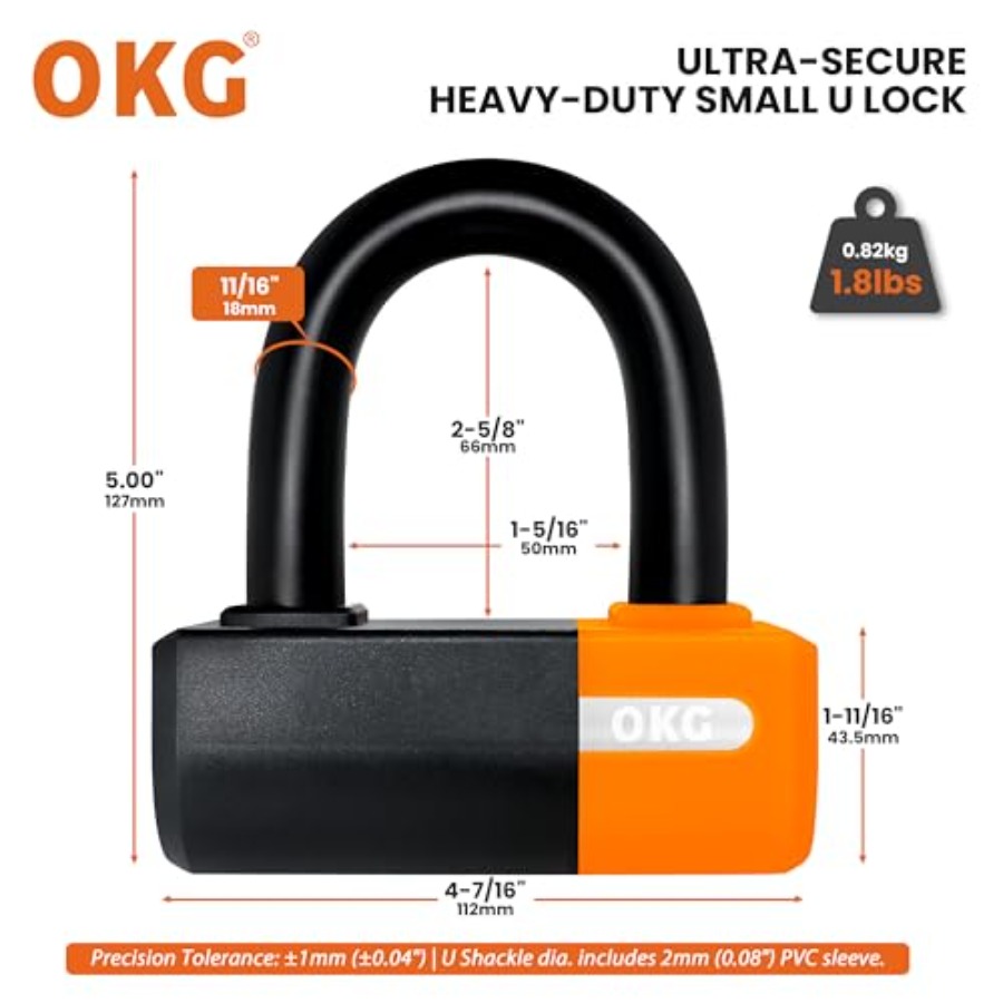 OKG Ağır Hizmet Tipi Küçük U K - U Lock Heavy Duty incelemesi ve fiyatı
