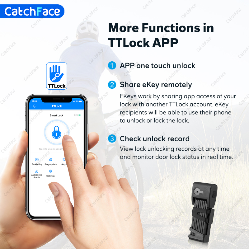 Su geçirmez Bluetooth APP kont - Commuter Bike Lock incelemesi ve fiyatı