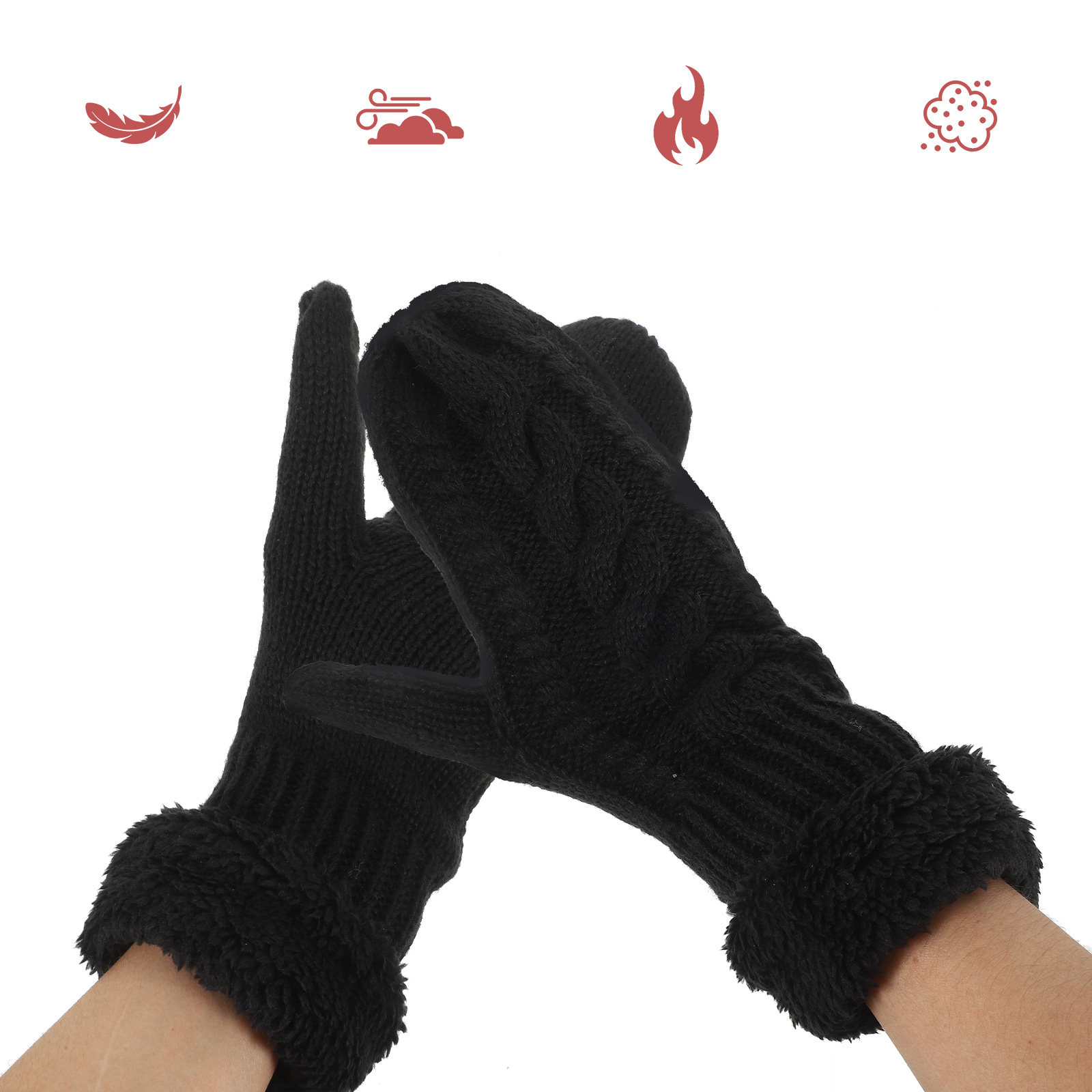 1 çift yetişkin kış eldivenler - Winter Cycling Commute incelemesi ve fiyatı