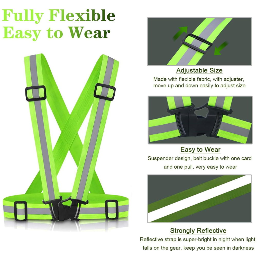 1 adet gece koşu yeleği yüksek - Reflective Vest Cycling incelemesi ve fiyatı
