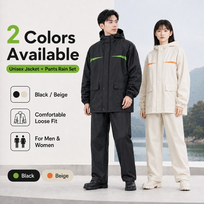 Unisex 2 Parçalı Su Geçirmez B - Cycling Rain Jacket Commute incelemesi ve fiyatı