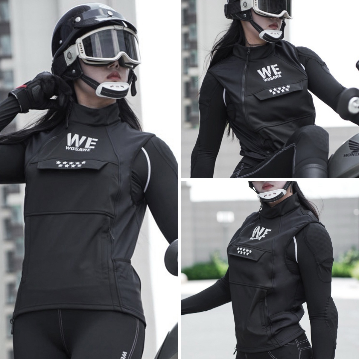 WOSAWE Kış Motosiklet Binme Ye - Reflective Vest Cycling incelemesi ve fiyatı